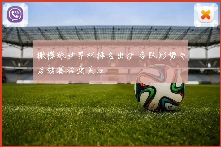 橄榄球世界杯排名出炉 各队形势与后续赛程受关注
